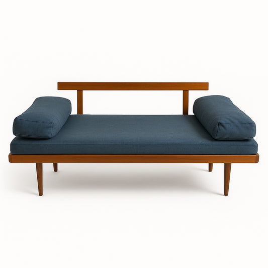 Norwegian Modern Teak Settee / Daybed By Edvard Kindt